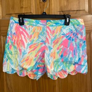 Lilly Pulitzer Buttercup shorts size 6